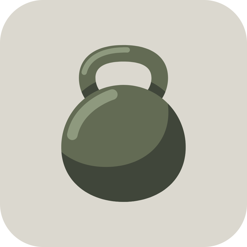 Forest Dumbbell Weight Icon